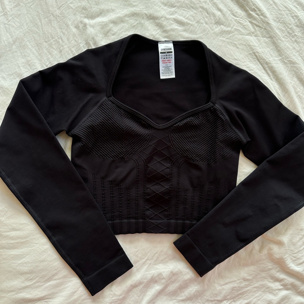 Gymshark black Long Sleeve Top